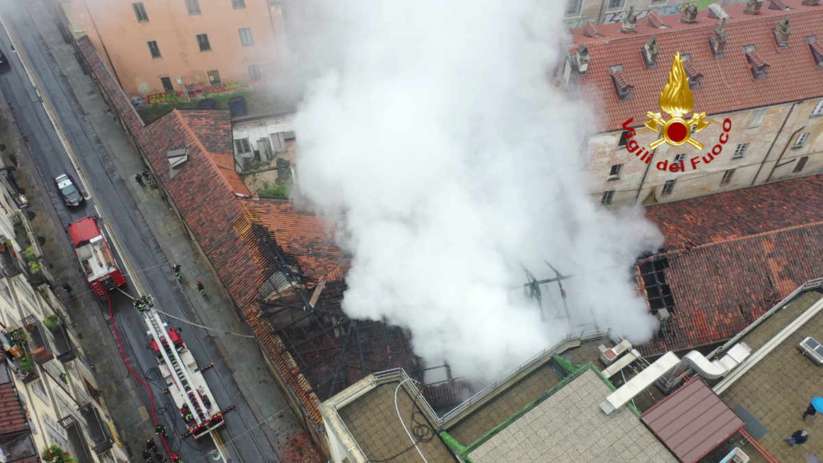 Incendio Cavallerizza Reale Torino