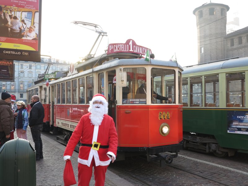 Tutti In Viaggio Con Babbo Natale Sul Tram Storico A Torino