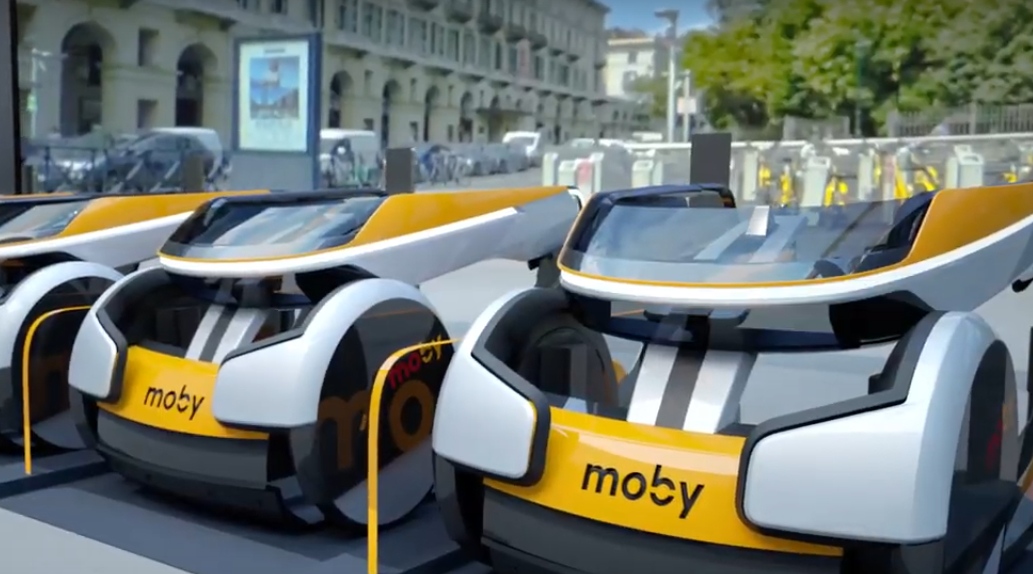 moby car sharing sedia a rotelle