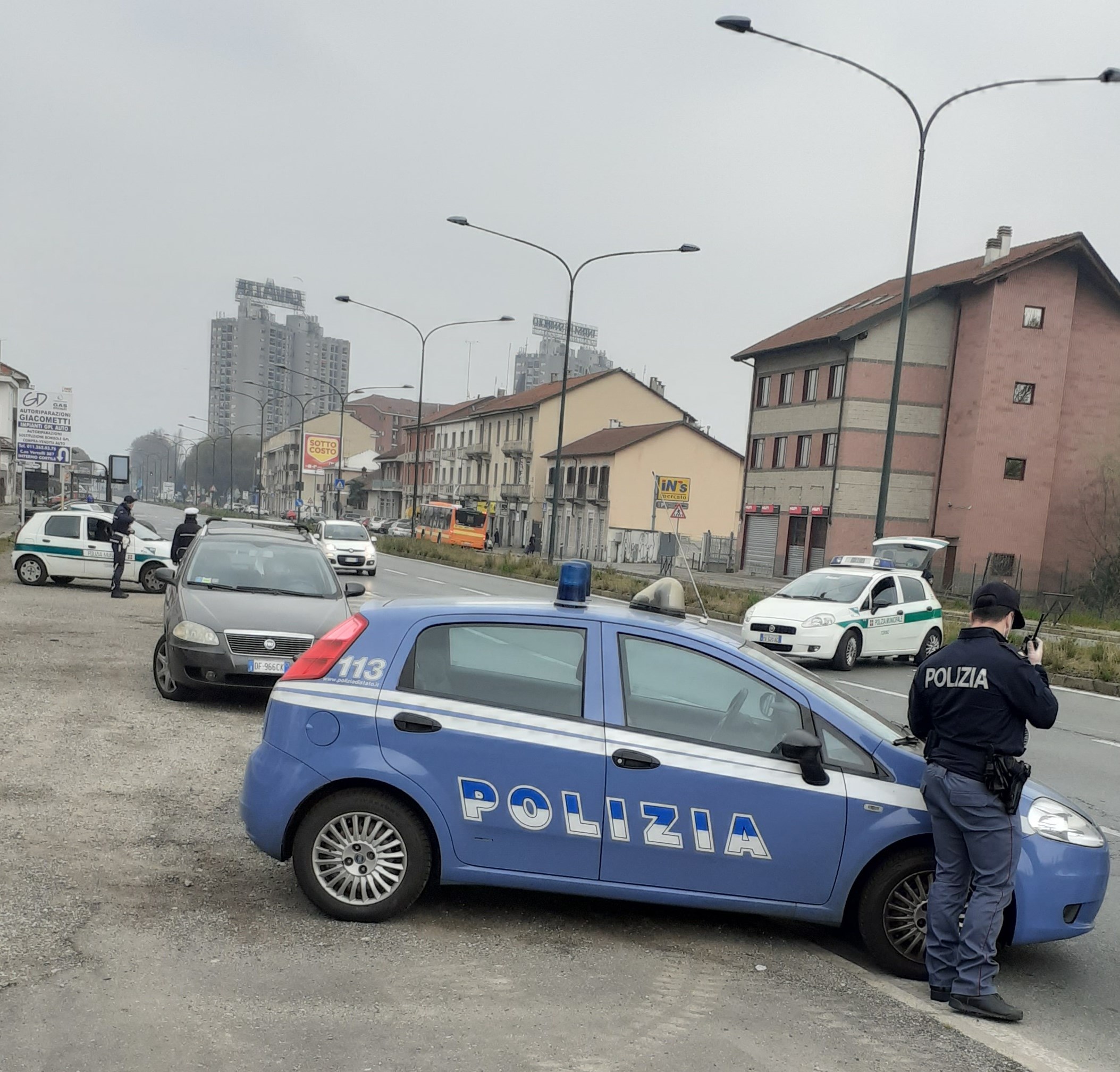 Controlli Torino Coronavirus