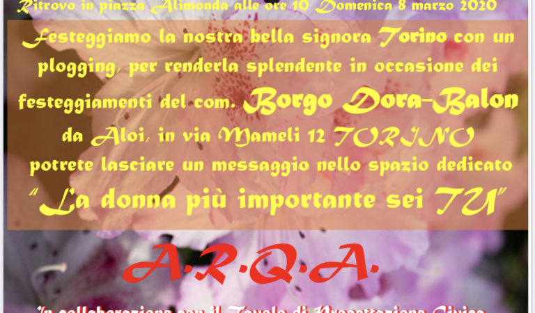 Plogging in rosa per la festa delle donne Plogging in rosa per la festa delle donne