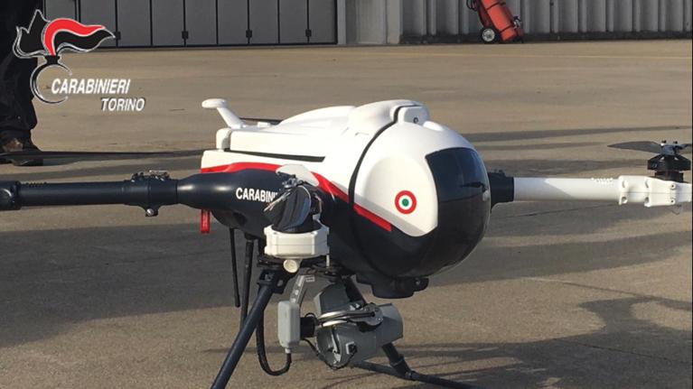 Drone carabinieri Torino