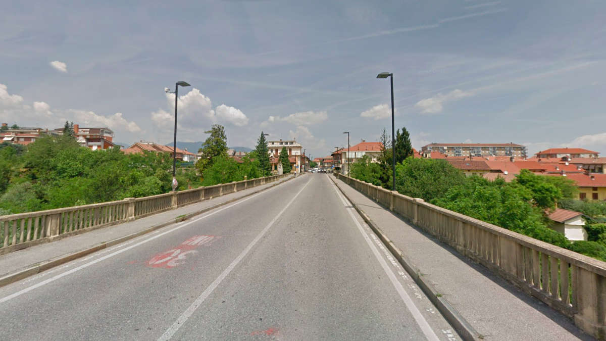 Ponte di Alpignano chiuso e lavori