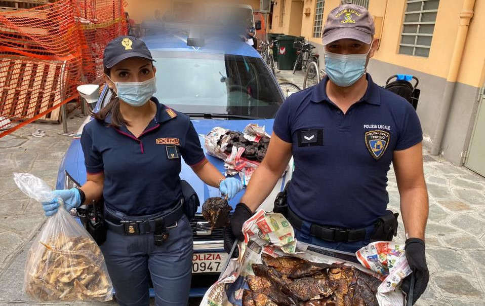 Sequestro alimenti a Porta Palazzo