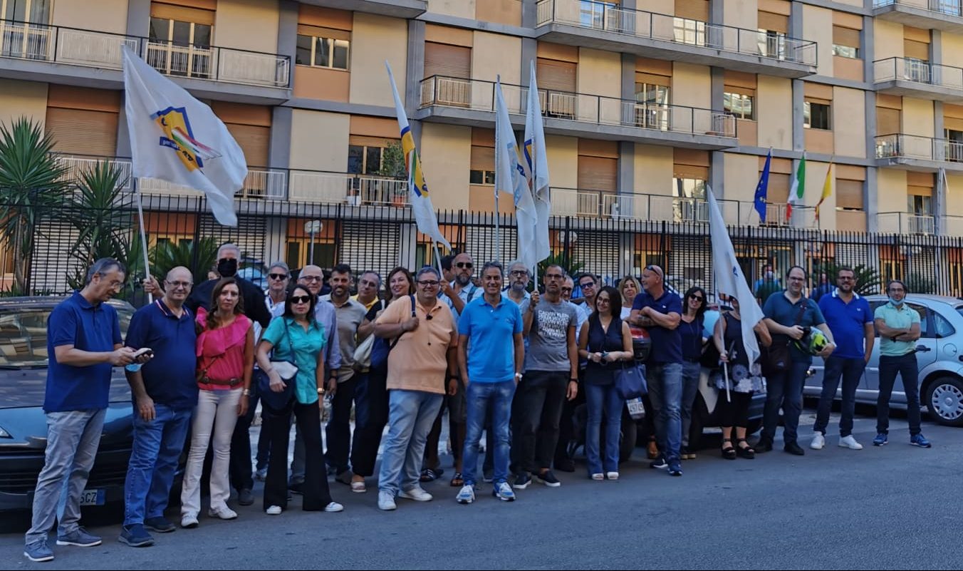 La protesta degli operatori sanitari in Piemonte