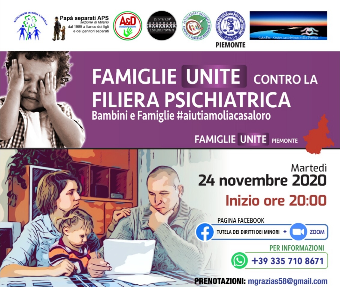 Famiglie contro la filiera psichiatrica