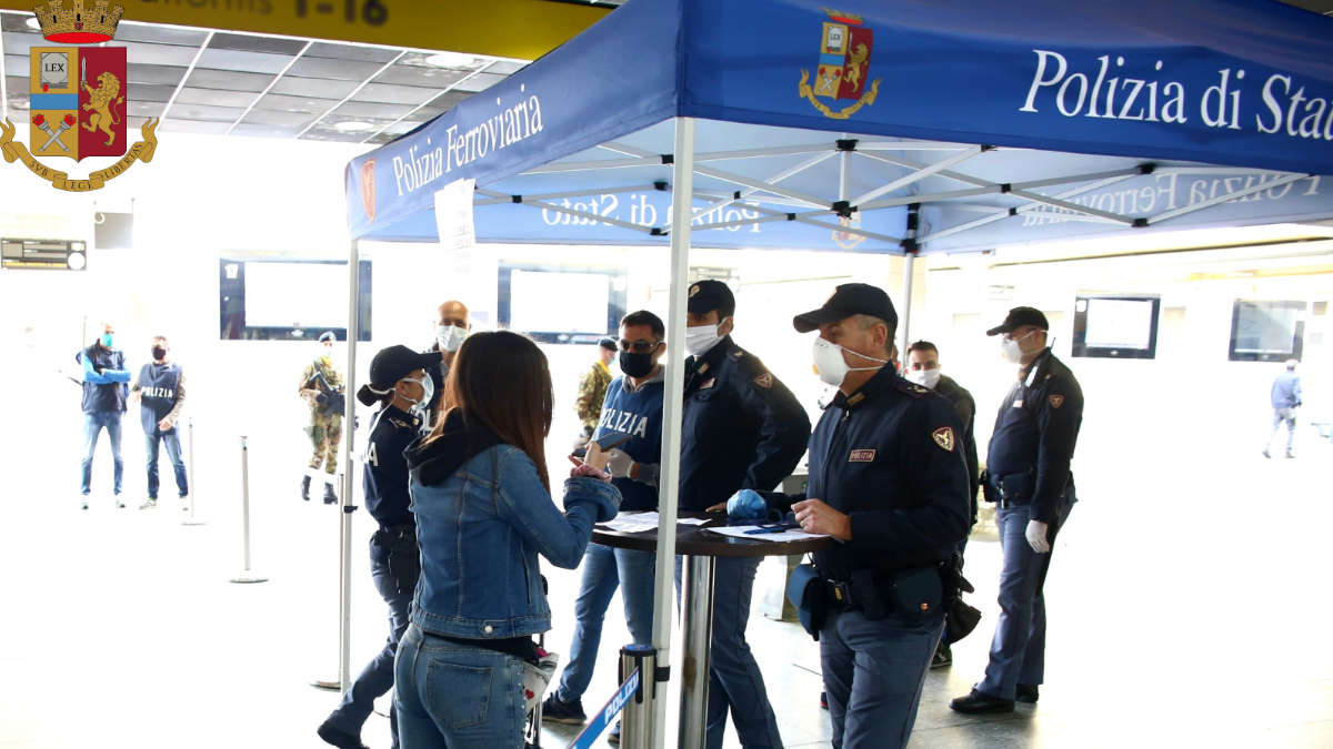 Controlli della Polizia a Torino