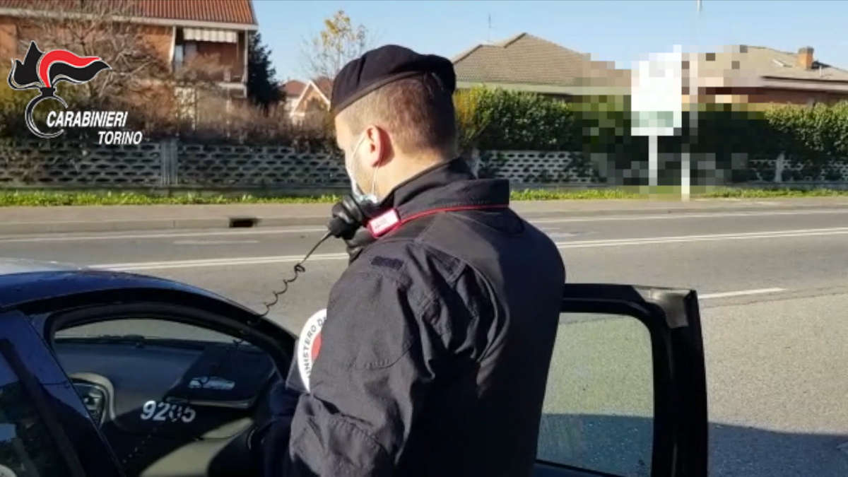 Carabinieri a Pianezza