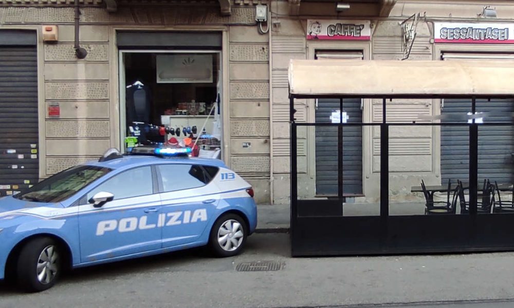 Bar chiuso dalla Polizia in via Di Nanni