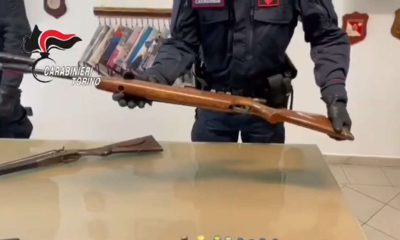 Sequestro armi da parte dei Carabinieri