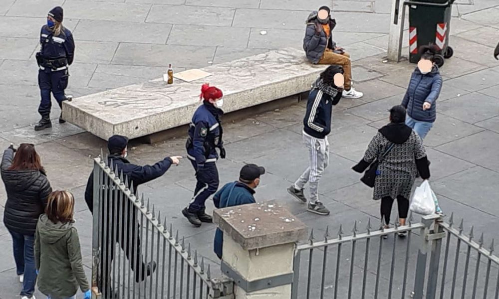 Controlli covid a Porta Palazzo