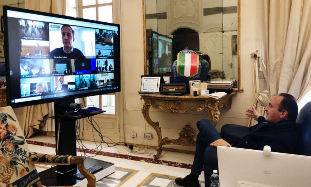 Cirio all'incontro con i presidenti delle Regioni