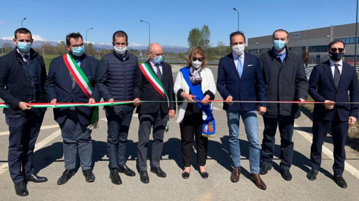 Inaugurata la tangenziale di Fara Novarese