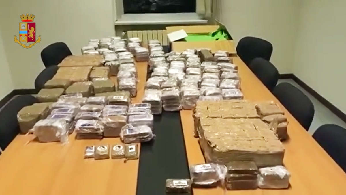 Sequestro hashish a Torino