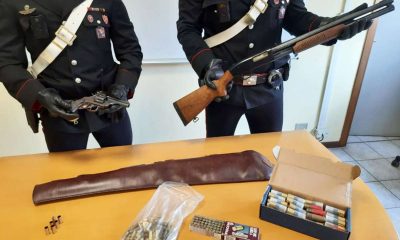 Armi sequestrate a Settimo T.se