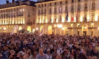 Manifestazione in piazza Castello