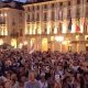 Manifestazione in piazza Castello