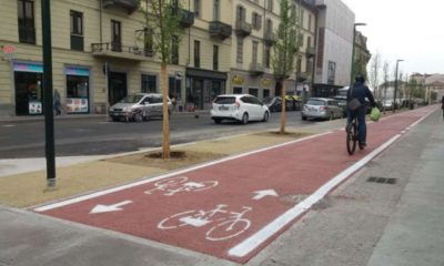 Pista ciclabile via Nizza Torino