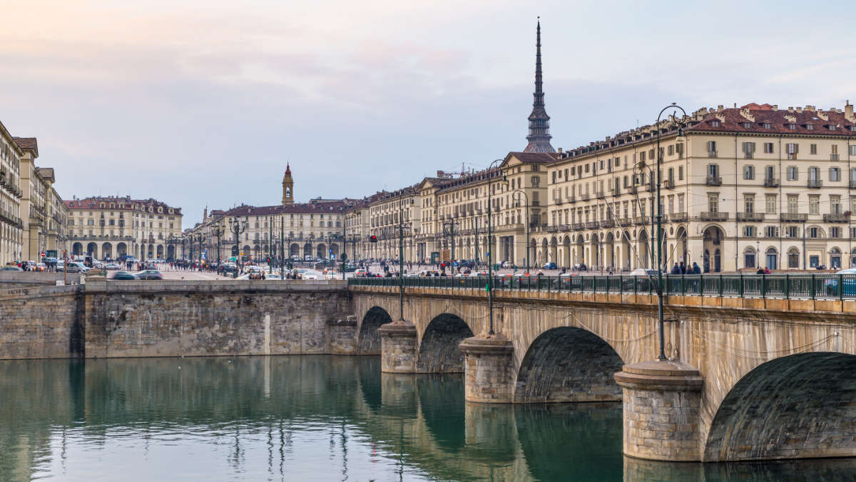 Fiume Po a Torino