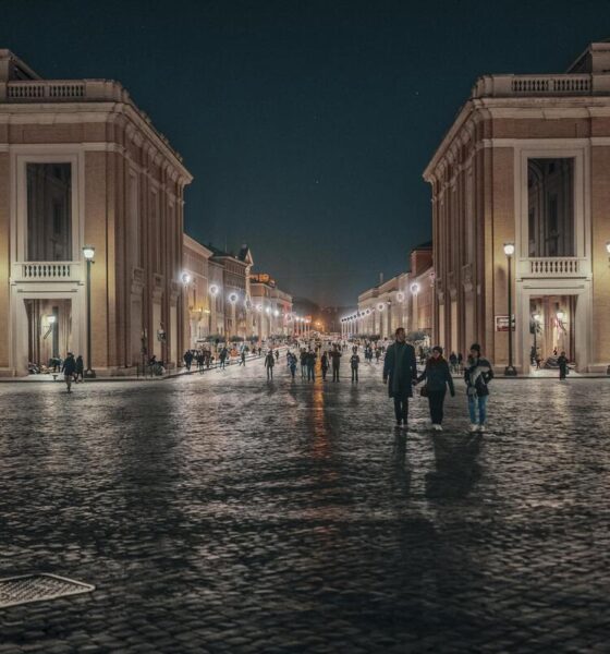 Piazza di sera